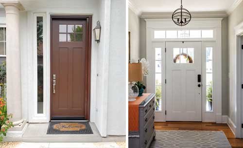 residential-exterior-doors-sidelights-transoms residential entry doors single light transom dealer tully syracuse moravia auburn ny
