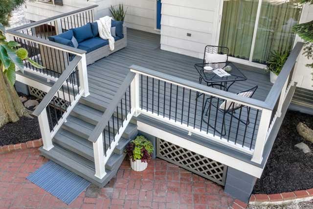 Trex-Deck-Patio-Design Trex Deck Illumiated Railing